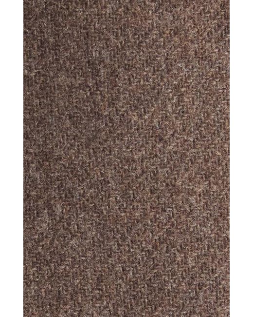 Dries Van Noten Brown Raquel Wool Blend Long Peacoat