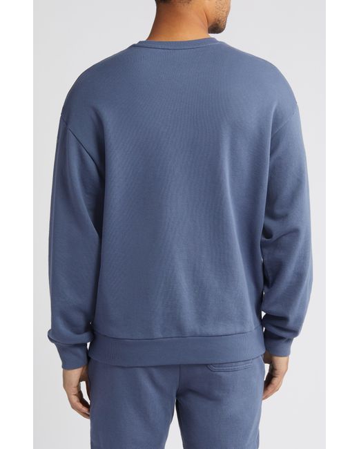 Alo Yoga Blue Chill Crewneck Sweatshirt for men