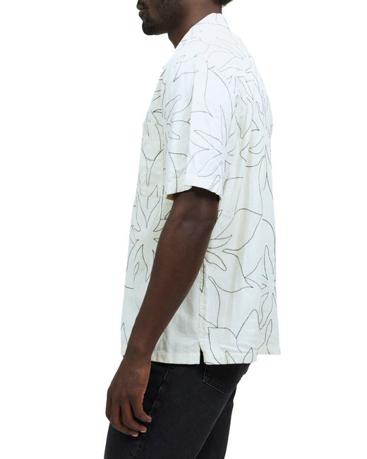 Madewell White Easy Embroidered Short-sleeve Shirt for men