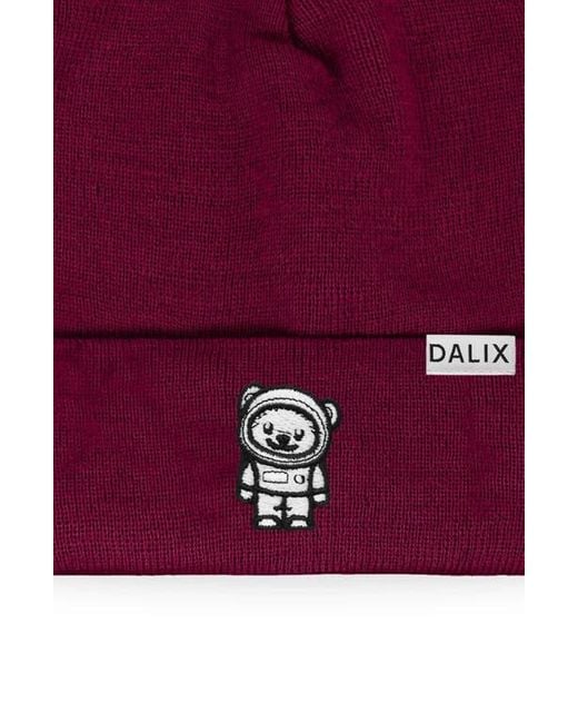 Alix Red Ice Bear Beanie for men