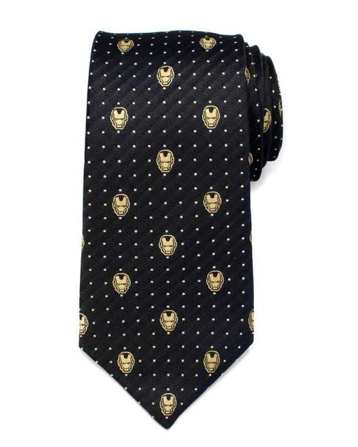Cufflinks Inc. Black 'Iron Silk Tie for men