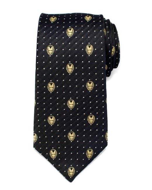 Cufflinks Inc. Black 'Iron Silk Tie for men