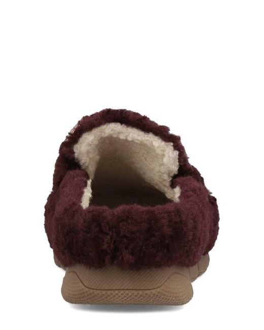 MIA Brown Cocoa Faux Shearling Slipper
