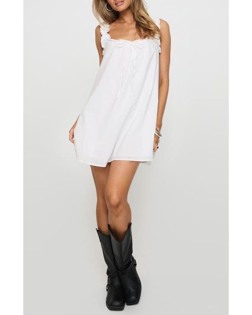 strapless open back dress Rashida Strapless Mini Dress White main image 0