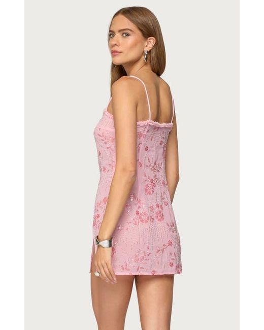 edikted pink lace dress Edikted Women's Lex Satin & Lace Corset Top