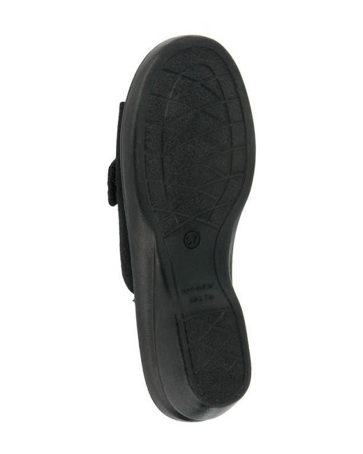 Flexus by Spring Step Black Kea Slide Sandal