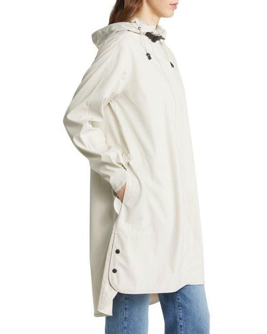 Ilse Jacobsen Blue Hooded Raincoat