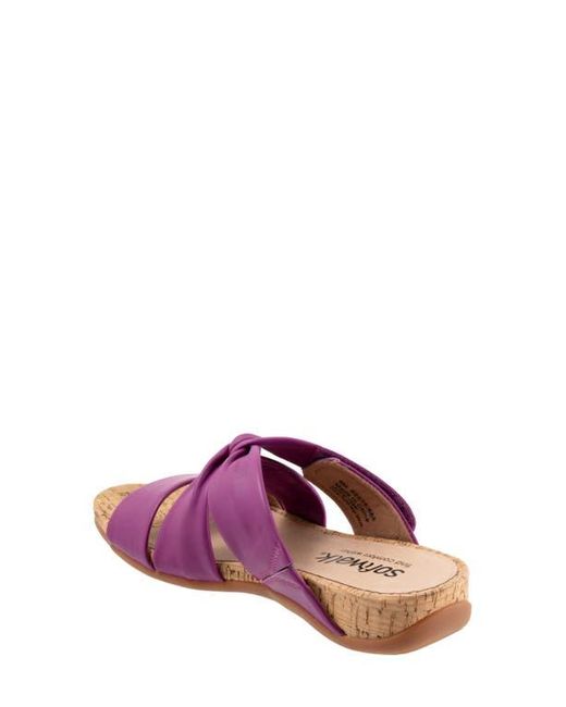 Softwalk® Purple Tallulah Slide Sandal