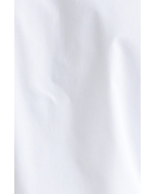 Alexander McQueen White Tonal Harness Cotton Poplin Button-up Shirt for men