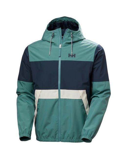Helly Hansen Blue Koster Waterproof Rain Jacket for men