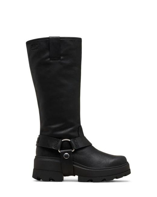 Sorel Black Joan Frwd Waterproof Harness Boot