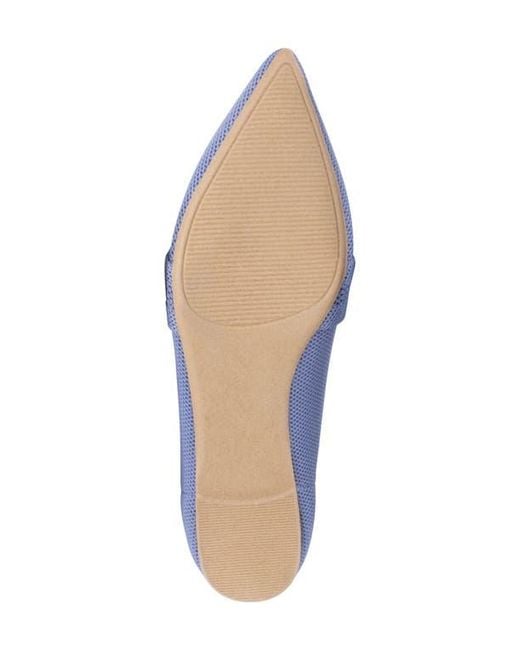 Tahari Blue Venice Flat