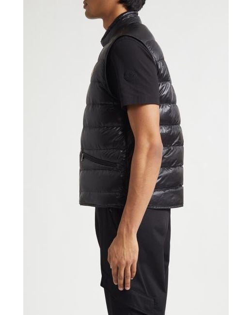 Moncler Black Gui Packable Down Vest for men