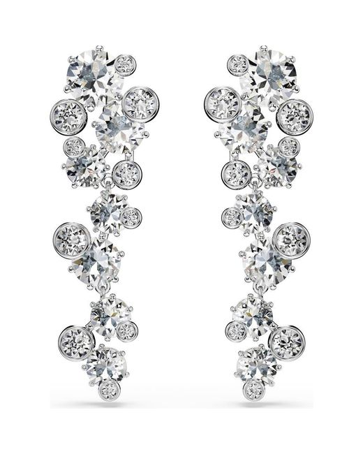 Swarovski White Constella Crystal Drop Earrings