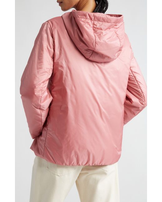Max Mara Pink Greenh Insulated Hooded Jacket