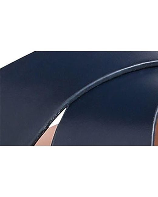 Touch Ups Blue Toby Ankle Strap Platform Sandal