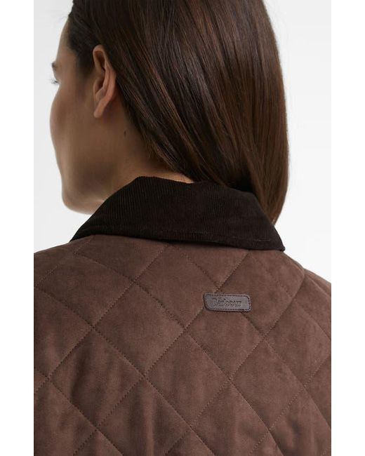 Barbour Brown Sonya Quilted Jacket