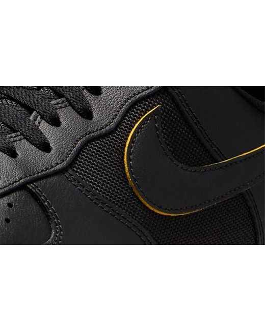 Nike Black Air Force 1 '07 Sneaker for men