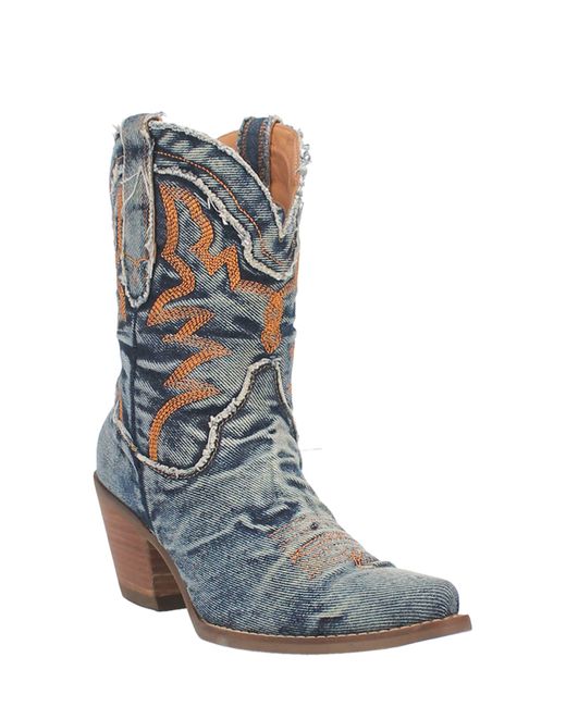 Dingo Y'all Need Dolly Western Boot in Blue Lyst