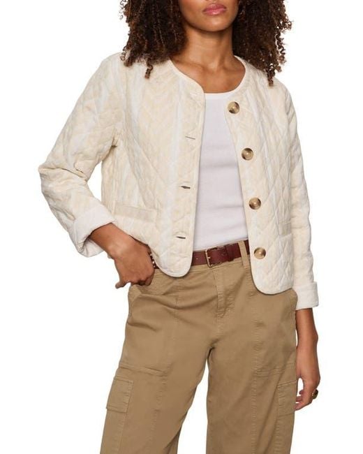 Sanctuary Natural Coco Geo Quilted Jacket