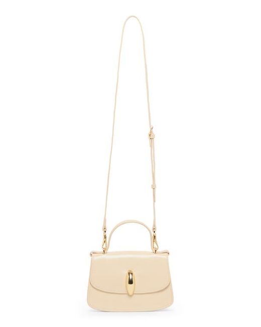 Dolce Vita Natural Lucia Faux Leather Top Handle Bag