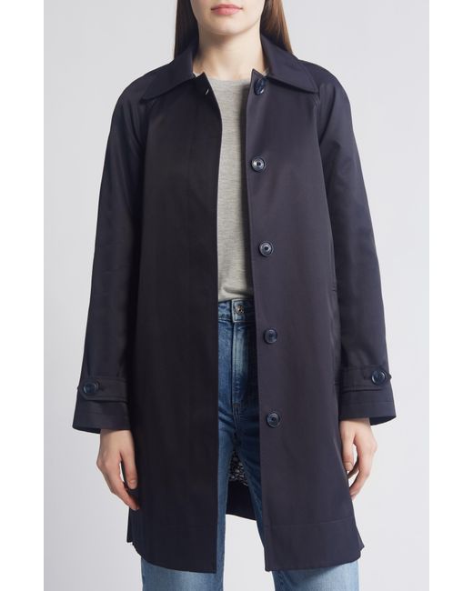 Sam Edelman Blue Mac Single Breasted Coat