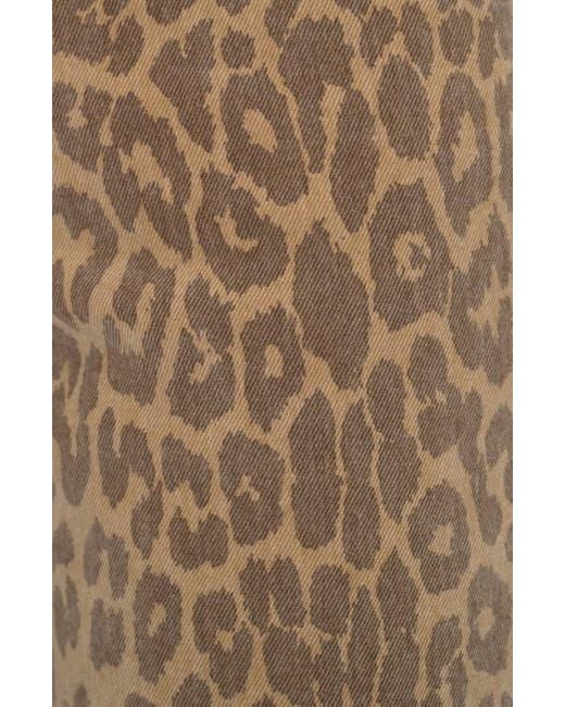 Bayeas Brown High Waist Wide Leg Jeans