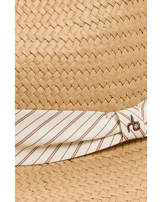 Rag & Bone Natural Packable Straw Fedora