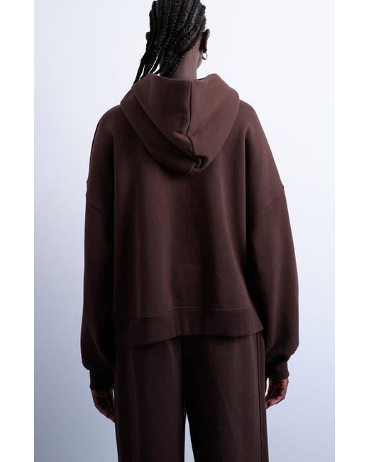 TOPSHOP Brown Heavyweight Oversize Hoodie