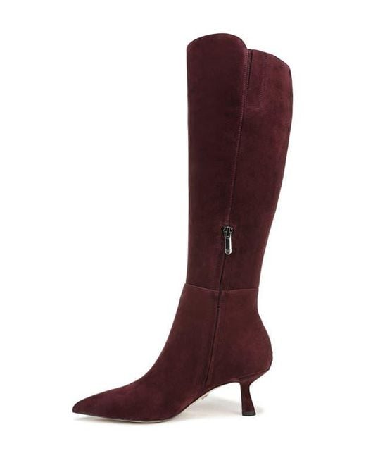 Sam Edelman Red Taylin Knee High Boot