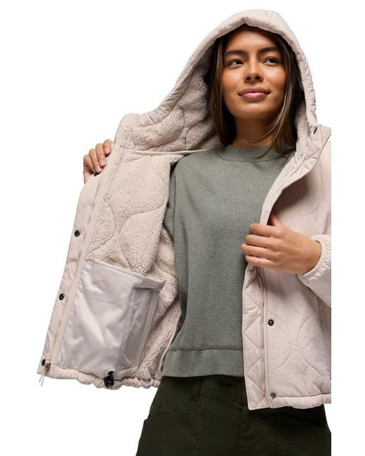 Prana Gray Encinitas Quilted Jacket