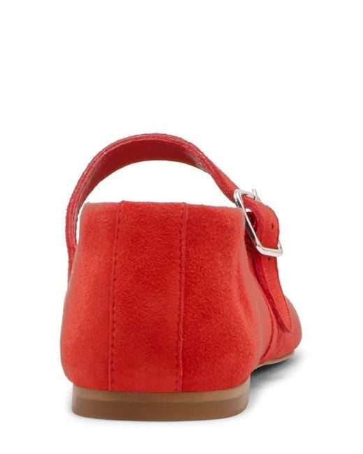 Steve Madden Red Dreaming Mary Jane Flat