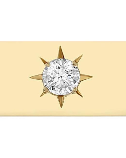 Zoe Chicco Metallic 14K Diamond Flag Signet Ring