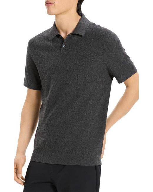 Theory Black Soris T-Light Polo for men