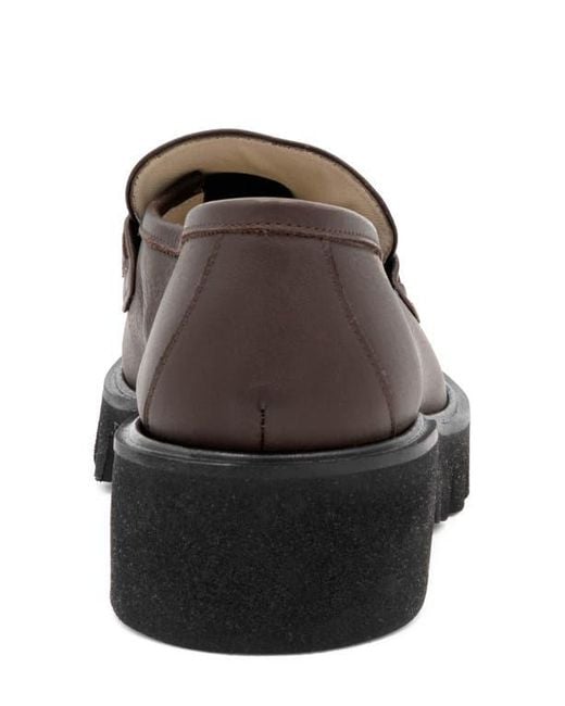 Amalfi by Rangoni Brown Rimini Lug Sole Loafer