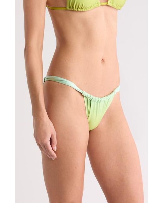 Solid & Striped Green Ellery Bikini Bottoms
