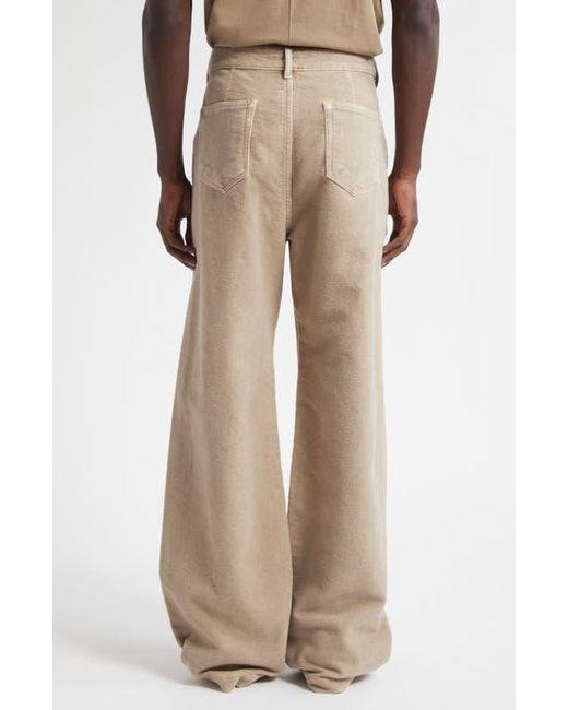 Rick Owens Natural Geth Wide Leg Jeans for men