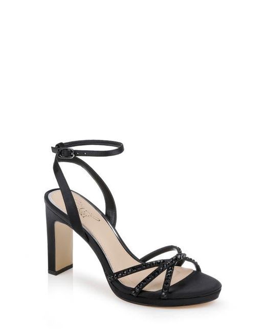 Badgley Mischka Black Iona Ankle Strap Sandal