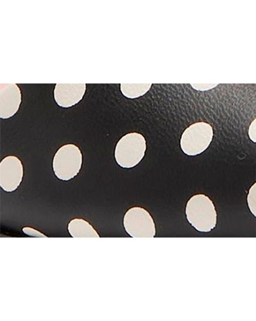 Kate Spade Black Bowdie Breezy Dot Ankle Strap Sandal
