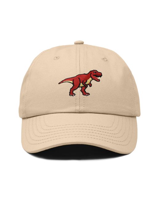 Alix Natural T Rex Dad Cap for men