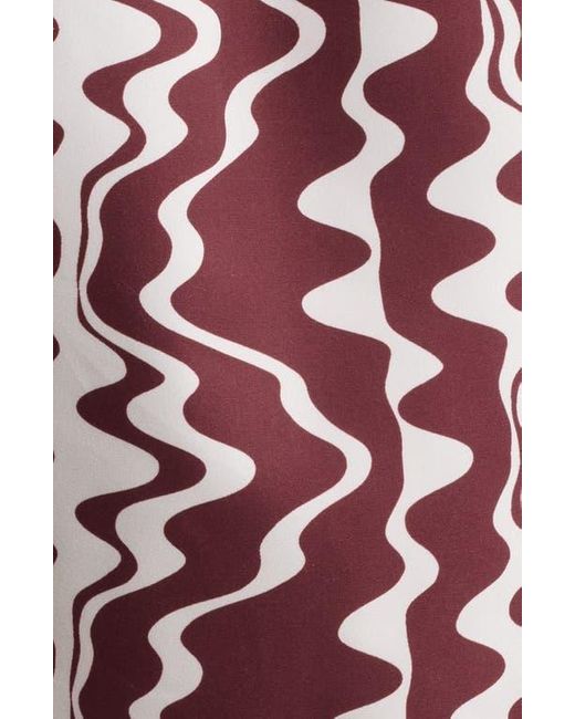 Oas Red Ruby Verve Swim Trunks for men
