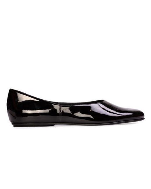 Black Suede Studio Black Ezra Ballet Flat