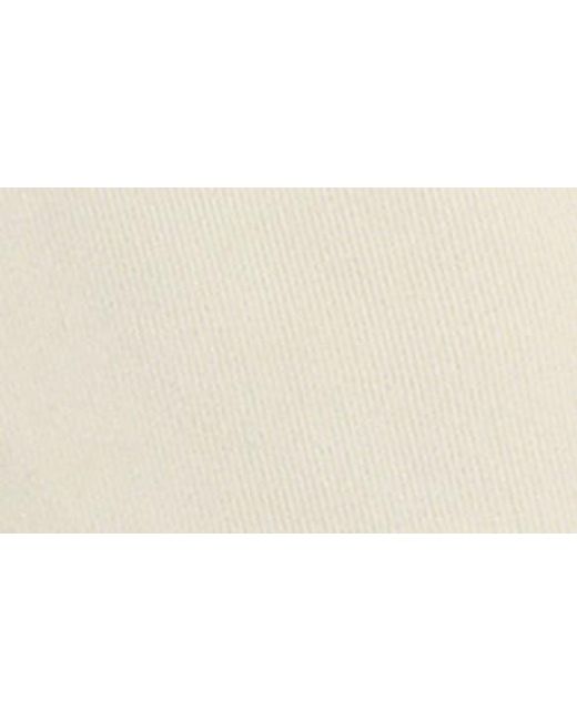 Mango Natural Wide Leg Rib Drawstring Pants