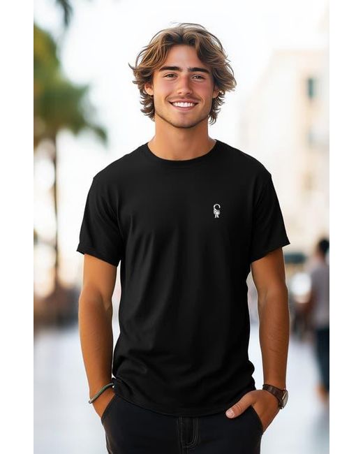 Alix Black Astronaut Tee for men