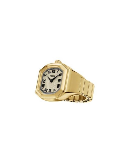 Fossil Metallic Harlow Ring Watch, 16Mm