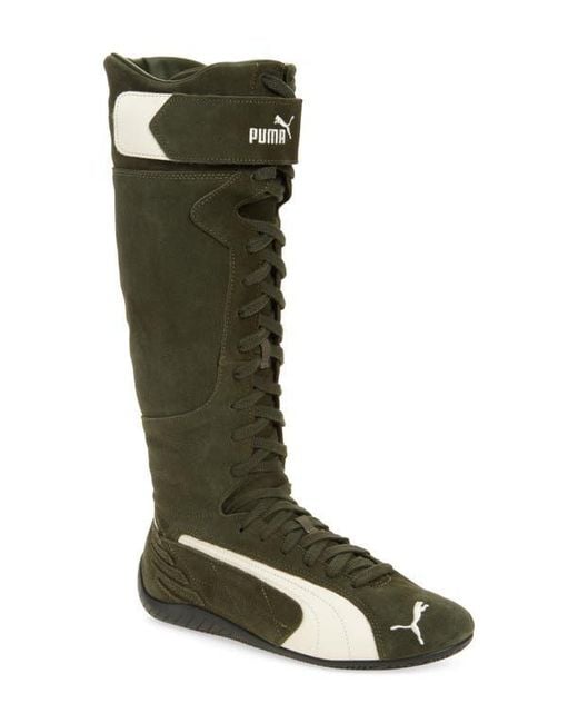 PUMA Green Speedcat Sneaker Boot
