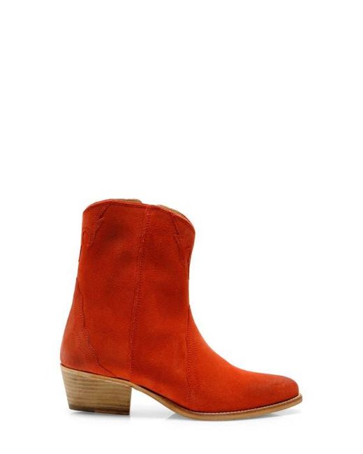 Free People Red New Frontier Western Bootie
