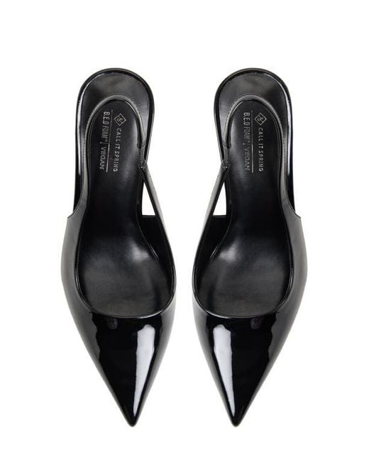 ALDO Black Sollenne Slingback Pointed Toe Pump