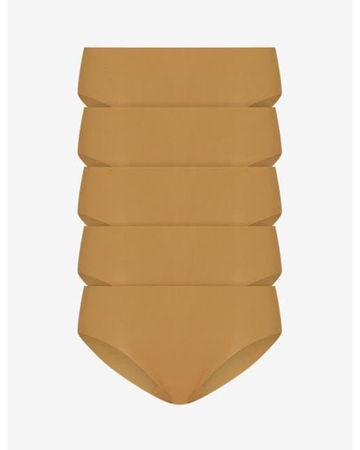 Commando Natural Classic Solid Bikini 5-Pack