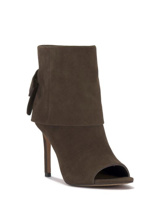 vince camuto sashane peep toe bootie